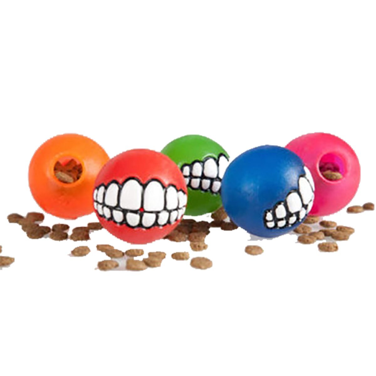 Treat-dispensing chew balls