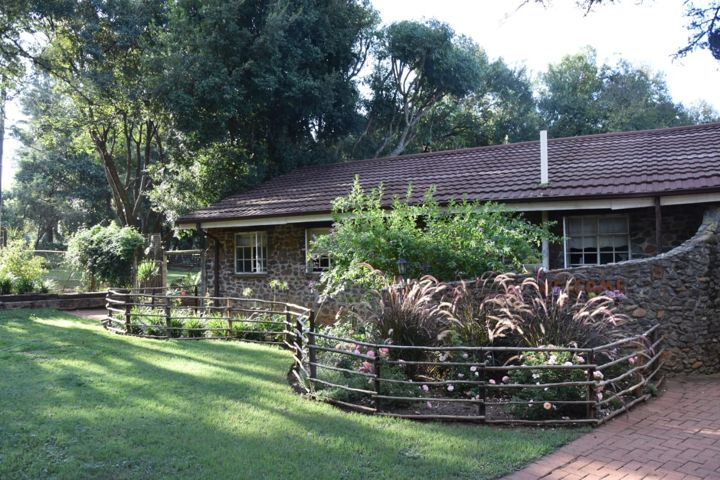 The house and its garden beds at Craffenheim Rottweilers